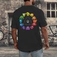Unique For Artists By ADS Color Wheel Educational Art Teacher Dog Themed Artist Small Men's Back Print T-Shirt, funny design Unique For Artists By ADS Color Wheel Educational Art Teacher Dog Themed Artist Small Men's Back Print T-Shirt, funny design