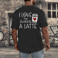 Valentines Day Teacher Tee I Love My Students A Latte Men's Back Print T-Shirt, funny design