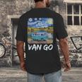 Van Go Retro Vanlife Art Teacher Men's Back Print T-Shirt, funny design