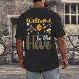 Welcome To The Hive Bee Teacher Back To School Men's Back Print T-Shirt, funny design Welcome To The Hive Bee Teacher Back To School Men's Back Print T-Shirt, funny design