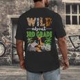 Wild About 3rd Grade Teacher Student Third Grade Zoo Safari Men's Back Print T-Shirt, funny design Wild About 3rd Grade Teacher Student Third Grade Zoo Safari Men's Back Print T-Shirt, funny design
