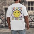 100th Day Of School Teacher Kids 100 Days Of School Men's Back Print T-Shirt, funny design