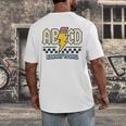 ABCD Highway To Spell Pencil Teacher & Student Font Me Men's Back Print T-Shirt, funny design