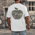Apple Camoflauge Clothing Camo Student Teacher Cute School Men's Back Print T-Shirt, funny design