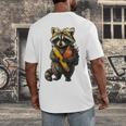 Back To School Raccoon Teachers Student Kids Men's Back Print T-Shirt, funny design Back To School Raccoon Teachers Student Kids Men's Back Print T-Shirt, funny design