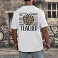 Back To School Teacher Life Apple Leopard Teacher Women Men's Back Print T-Shirt, funny design Back To School Teacher Life Apple Leopard Teacher Women Men's Back Print T-Shirt, funny design