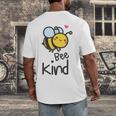Bee Kind Bumble Bee Anti Bullying Teacher Kindness Matters Men's Back Print T-Shirt, funny design Bee Kind Bumble Bee Anti Bullying Teacher Kindness Matters Men's Back Print T-Shirt, funny design