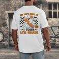 You Can't Scare Me I Teach 6th Grade Retro Teacher Halloween Men's Back Print T-Shirt, funny design