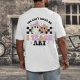You Can't Scare Me I Teach Art Retro Teacher Ghost Halloween Men's Back Print T-Shirt, funny design You Can't Scare Me I Teach Art Retro Teacher Ghost Halloween Men's Back Print T-Shirt, funny design