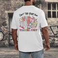Can't Talk Right Now Doing Teacher Stuff Teacher Stuff Men's Back Print T-Shirt, funny design