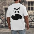 Carrot Teacher Matching Halloween Costume Men's Back Print T-Shirt, funny design