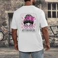 CTE Teacher In October We Wear Pink Breast Cancer Awareness Men's Back Print T-Shirt, funny design CTE Teacher In October We Wear Pink Breast Cancer Awareness Men's Back Print T-Shirt, funny design