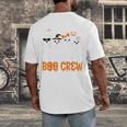 Cute Ghost Team Pre K Boo Crew Halloween Teacher Student Men's Back Print T-Shirt, funny design