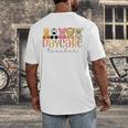 Daycare Teacher Animals Daycare Provider Back To School Men's Back Print T-Shirt, funny design