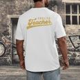 English Teacher Men Women Vintage Graphic English Teacher Men's Back Print T-Shirt, funny design English Teacher Men Women Vintage Graphic English Teacher Men's Back Print T-Shirt, funny design