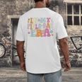 In My Field Day Era Teacher Kids Cute Groovy Field Day Men's Back Print T-Shirt, funny design