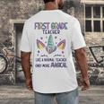First Grade Teacher Definition Men's Back Print T-Shirt, funny design First Grade Teacher Definition Men's Back Print T-Shirt, funny design