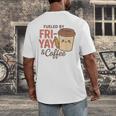Friyay Teacher Coffee Friday School Cute Fri Yay Men's Back Print T-Shirt, funny design