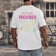 Full Heart Daycare Provider Nanny Au Pair Pre-K Teacher Men's Back Print T-Shirt, funny design