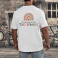 Good Day To Teach Tiny Humans Rainbow Teacher Men's Back Print T-Shirt, funny design Good Day To Teach Tiny Humans Rainbow Teacher Men's Back Print T-Shirt, funny design