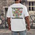 Groovy ABA RBT Therapist In My Behavior Analyst Era Teacher Men's Back Print T-Shirt, funny design Groovy ABA RBT Therapist In My Behavior Analyst Era Teacher Men's Back Print T-Shirt, funny design