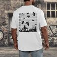 Halloween Music Note Clefs Spooky Ghost For Music Teacher Men's Back Print T-Shirt, funny design Halloween Music Note Clefs Spooky Ghost For Music Teacher Men's Back Print T-Shirt, funny design