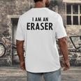 Halloween Teacher Im An Eraser Costume Kids Men Women Men's Back Print T-Shirt, funny design