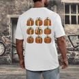 Halloween Teacher Fall Book Pumpkin Retro Reading Men's Back Print T-Shirt, funny design Halloween Teacher Fall Book Pumpkin Retro Reading Men's Back Print T-Shirt, funny design