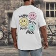 Happy To See Your Face Smile Face Teacher Back To School Men's Back Print T-Shirt, funny design Happy To See Your Face Smile Face Teacher Back To School Men's Back Print T-Shirt, funny design