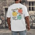 Happy To See Your Face Teacher Apple Men's Back Print T-Shirt, funny design Happy To See Your Face Teacher Apple Men's Back Print T-Shirt, funny design