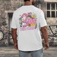 Hello 3rd Third Grade Back To School Pink Leopard Teacher Men's Back Print T-Shirt, funny design Hello 3rd Third Grade Back To School Pink Leopard Teacher Men's Back Print T-Shirt, funny design