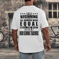 High School Teacher Personalized Men's Back Print T-Shirt, funny design