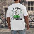 Mad Scientist Science Teacher Halloween Costume Teen Girls Men's Back Print T-Shirt, funny design Mad Scientist Science Teacher Halloween Costume Teen Girls Men's Back Print T-Shirt, funny design