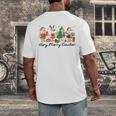 Very Merry Teacher Christmas Goose Silly Holiday Party Men's Back Print T-Shirt, funny design Very Merry Teacher Christmas Goose Silly Holiday Party Men's Back Print T-Shirt, funny design