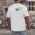 Music Notes Pumpkin Fall Music Teacher Men's Back Print T-Shirt, funny design