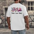 Peace Love Books Librarian Teacher Life Book Library Tie Dye Men's Back Print T-Shirt, funny design Peace Love Books Librarian Teacher Life Book Library Tie Dye Men's Back Print T-Shirt, funny design
