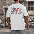 Peace Love Visuals Special Education Teacher Dream Team Men's Back Print T-Shirt, funny design
