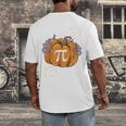 Pi Day Pumpkin Pi Math Teacher Halloween Costume Men's Back Print T-Shirt, funny design Pi Day Pumpkin Pi Math Teacher Halloween Costume Men's Back Print T-Shirt, funny design