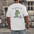 Pre K Grade Teacher Frog Back To School Preschool Men's Back Print T-Shirt, funny design Pre K Grade Teacher Frog Back To School Preschool Men's Back Print T-Shirt, funny design