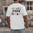 Read Children's Books Teacher Men's Back Print T-Shirt, funny design