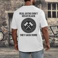 Real Goths Sack Rome History Teacher Men's Back Print T-Shirt, funny design