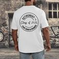 Retirement Class Of 2026 Count Down Progress Retired Teacher Men's Back Print T-Shirt, funny design
