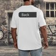 Retro ABCD Teacher Tour Kindergarten Teacher Back To School Men's Back Print T-Shirt, funny design