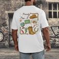 Retro Howdy Pre-K Back To School Western Teacher Men's Back Print T-Shirt, funny design Retro Howdy Pre-K Back To School Western Teacher Men's Back Print T-Shirt, funny design