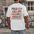 Retro PE Teacher What Are We Doing Today School Coach Women Men's Back Print T-Shirt, funny design