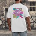 Retro Physical Education Vibes Gym Teacher Phys Ed Teacher Men's Back Print T-Shirt, funny design Retro Physical Education Vibes Gym Teacher Phys Ed Teacher Men's Back Print T-Shirt, funny design