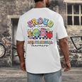 Retro Proud To Teach Multilingual Learners English Teacher Men's Back Print T-Shirt, funny design Retro Proud To Teach Multilingual Learners English Teacher Men's Back Print T-Shirt, funny design