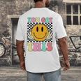 You Got This Retro Smile Motivational Testing Day Teacher Men's Back Print T-Shirt, funny design