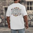School Psychologist Psychology Teacher Appreciation Men's Back Print T-Shirt, funny design