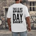 School Teacher Spirit Day Costume For Men Women Men's Back Print T-Shirt, funny design